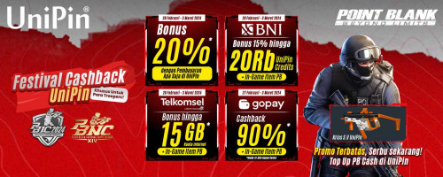 Festival Cashback dari UniPin Khusus untuk Para Troopers!